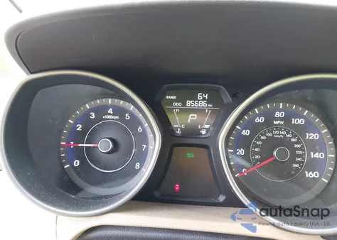 2013 Hyundai Elantra Gls from USA, damaged, VIN 5NPDH4AE0DH445567